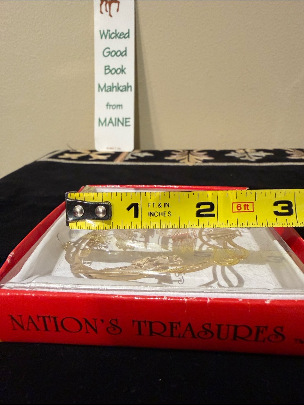 Maine Souvenir & Holiday Bundle: Ornaments, Shot Glass & Bookmark - Picture 3 of 9
